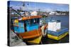 Tthe Fishing Harbour of Ancud, Island of Chiloe, Chile, South America-Peter Groenendijk-Stretched Canvas