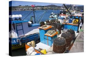 Tthe Fishing Harbour of Ancud, Island of Chiloe, Chile, South America-Peter Groenendijk-Stretched Canvas