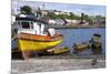 Tthe Fishing Harbour of Ancud, Island of Chiloe, Chile, South America-Peter Groenendijk-Mounted Photographic Print