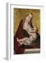 Tthe Virgin Suckling the Child, C. 1490-Maestro Bartolomé-Framed Giclee Print