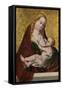 Tthe Virgin Suckling the Child, C. 1490-Maestro Bartolomé-Framed Stretched Canvas
