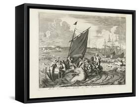 Tthe Voyage to Novaya Zemlya in 1596, 1679-1681-Jan Luyken-Framed Stretched Canvas