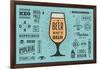 Tto Beer or Not to Beer-foxysgraphic-Framed Art Print