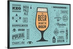 Tto Beer or Not to Beer-foxysgraphic-Stretched Canvas