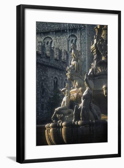 Ttritons and Sea Horses, Fountain of Neptune-null-Framed Giclee Print