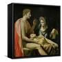 Tu Marcellus Eris or Virgil Reading the Aeneid to Augustus, 1814-Jean-Auguste-Dominique Ingres-Framed Stretched Canvas