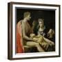 Tu Marcellus Eris or Virgil Reading the Aeneid to Augustus, 1814-Jean-Auguste-Dominique Ingres-Framed Giclee Print