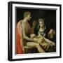 Tu Marcellus Eris or Virgil Reading the Aeneid to Augustus, 1814-Jean-Auguste-Dominique Ingres-Framed Giclee Print