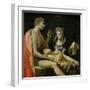 Tu Marcellus Eris or Virgil Reading the Aeneid to Augustus, 1814-Jean-Auguste-Dominique Ingres-Framed Giclee Print