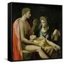 Tu Marcellus Eris or Virgil Reading the Aeneid to Augustus, 1814-Jean-Auguste-Dominique Ingres-Framed Stretched Canvas