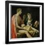 Tu Marcellus Eris or Virgil Reading the Aeneid to Augustus, 1814-Jean-Auguste-Dominique Ingres-Framed Giclee Print