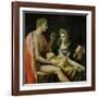 Tu Marcellus Eris or Virgil Reading the Aeneid to Augustus, 1814-Jean-Auguste-Dominique Ingres-Framed Giclee Print