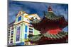 Tua Pek Kong Chinese Temple, Kuching, Sarawak, Malaysian Borneo, Malaysia, Southeast Asia, Asia-Nico Tondini-Mounted Photographic Print