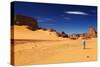 Tuareg in Desert, Sahara Desert, Algeria-DmitryP-Stretched Canvas