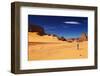 Tuareg in Desert, Sahara Desert, Algeria-DmitryP-Framed Photographic Print