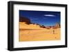 Tuareg in Desert, Sahara Desert, Algeria-DmitryP-Framed Photographic Print