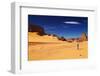 Tuareg in Desert, Sahara Desert, Algeria-DmitryP-Framed Photographic Print