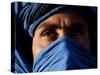 Tuareg Man, Erg Chebbi, Sahara Desert, Morocco-Peter Adams-Stretched Canvas