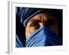 Tuareg Man, Erg Chebbi, Sahara Desert, Morocco-Peter Adams-Framed Photographic Print