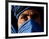 Tuareg Man, Erg Chebbi, Sahara Desert, Morocco-Peter Adams-Framed Photographic Print