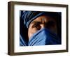 Tuareg Man, Erg Chebbi, Sahara Desert, Morocco-Peter Adams-Framed Photographic Print