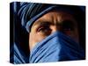 Tuareg Man, Erg Chebbi, Sahara Desert, Morocco-Peter Adams-Stretched Canvas