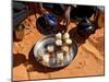 Tuareg Pouring Tea, Sebha, Ubari, Libya, North Africa, Africa-Godong-Mounted Photographic Print