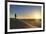 Tuareg standing on a sand dune in the Tenere Desert at sunrise, Sahara, Niger, Africa-Michael Runkel-Framed Photographic Print