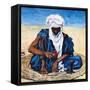 Tuareg Tea Ceremony 2012 (oil on canvas)-Tilly Willis-Framed Stretched Canvas