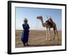 Tuareg Tribesman and Camel, Niger, Africa-Rawlings Walter-Framed Photographic Print