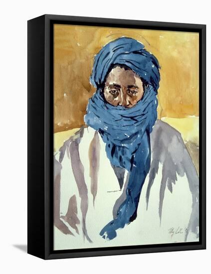Tuareg Tribesman, Timbuctoo, 1991-Tilly Willis-Framed Stretched Canvas