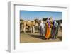 Tuaregs at the animal market, Agadez, Niger-Michael Runkel-Framed Photographic Print