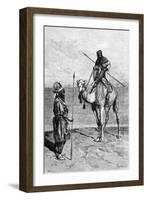 Tuaregs on a Journey, North Africa, 1895-Ivan Pranishnikoff-Framed Giclee Print