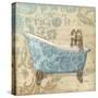 Tub Damask 1-Diane Stimson-Stretched Canvas