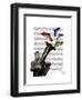 Tuba and Fish-Fab Funky-Framed Art Print