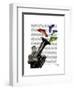 Tuba and Fish-Fab Funky-Framed Art Print