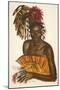 Tuba, Chef Matchaga (Niangara (Haut Ouelle), from Dessins Et Peintures D'afrique, Executes Au Cours-Alexander Yakovlev-Mounted Giclee Print