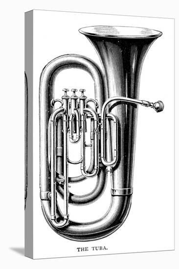 Tuba on its Own-null-Stretched Canvas