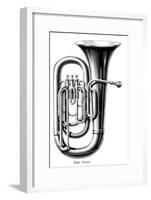 Tuba on its Own-null-Framed Art Print