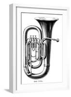 Tuba on its Own-null-Framed Art Print