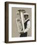 Tuba Player-William Buffett-Framed Art Print