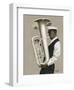 Tuba Player-William Buffett-Framed Art Print