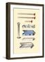 Tubes and Tube Boxes-Jules Porges-Framed Art Print