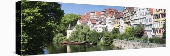 Tubingen Altstadt and Holderlinturm Tower by the Neckar River-Markus Lange-Stretched Canvas