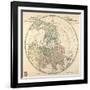 Tubula Geographica, Hemisphaerii Borealis, 1762-I.C. Rhode-Framed Giclee Print