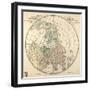 Tubula Geographica, Hemisphaerii Borealis, 1762-I.C. Rhode-Framed Giclee Print