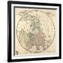 Tubula Geographica, Hemisphaerii Borealis, 1762-I.C. Rhode-Framed Giclee Print