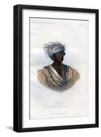 Tuch-Ee, a Cherokee War Chief, 1848-Harris-Framed Giclee Print