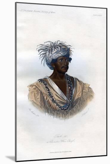 Tuch-Ee, a Cherokee War Chief, 1848-Harris-Mounted Giclee Print