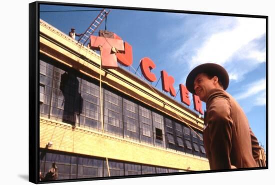 Tucker: The Man and His Dream by FrancisFordCoppola with Jeff Bridges, 1988 (photo)-null-Framed Stretched Canvas